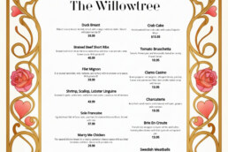 Valentine's Menu 2026